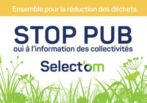 autocollant stop pub