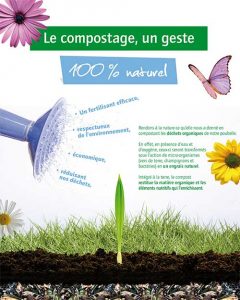 affiche sur le compostage