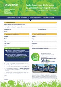 Formulaire de changement d'adresse